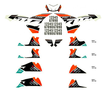 Kit De Calcos Ktm Factory