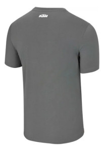 Remera Logo Con Ktm M Gris