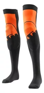 Medias Ktm Con Proteccion Negro/naranja Estampado 39-42