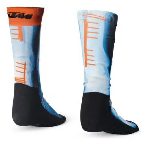 Medias Ktm Radical Azul Estampado 40-43