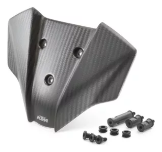 Parabrisas De Carbono Ktm Negro