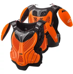 Pechera Ktm Bionic Plus Niño Naranja Claro L/xl