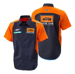 Camisa Ktm Team Woven L Naranja