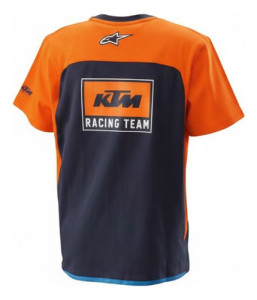 Remera Ktm Niño Replica Xs Azul