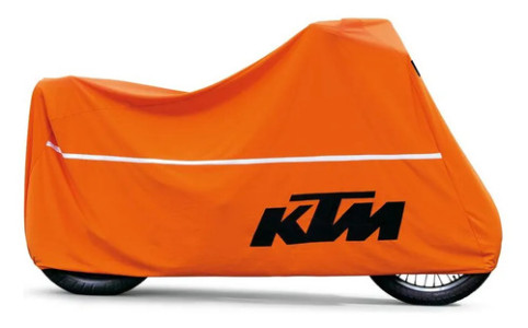 Funda Cobertura Para Moto Ktm Naranja