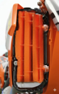 Protector De Radiador Ktm Negro