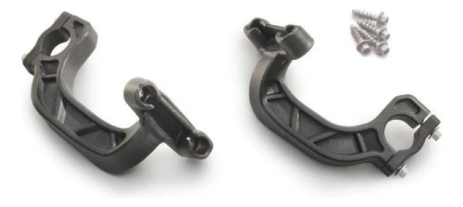 Kit De Montaje De Cubremanos Ktm Negro Izquierdo/derecho