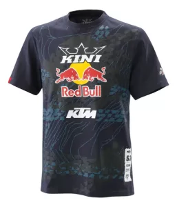 Remera Ktm Topography L Azul Oscuro