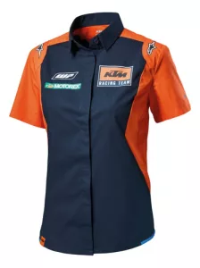 Camisa Ktm Team Woven Mujer S Azul
