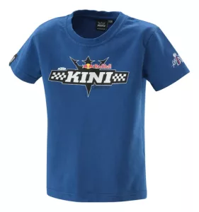 Remera Ktm Niño Kini Finish Flag Xs Azul