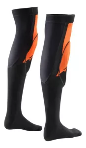 Medias Ktm Con Proteccion Negro/naranja Estampado 39-42